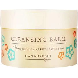 Бальзам для очищения кожи и снятия макияжа HANAJIRUSHI Melting Cleansing Balm Okra Extract