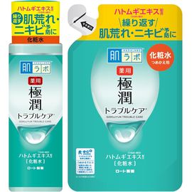 Успокаивающий лосьон для проблемной и чувствительной кожи HadaLabo Gokujyun trouble care ROHTO