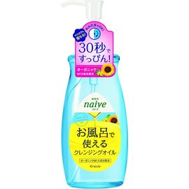 Гидрофильное масло для снятия макияжа с Olive oil  Kracie Naive Cleansing Oil