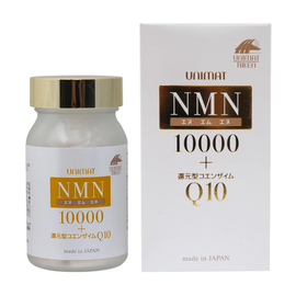 Витамины NMN 10 000 + coenzyme Q10 в капсулах для поддержания молодости UNIMAT RIKEN