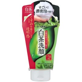 Увлажняющая пенка для умывания с белым чаем и катехинами ROHTO Shirocha Face Wash Foam