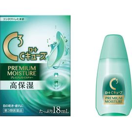 Увлажняющие глазные капли для носителей контактных линз ROHTO C Cube Premium Moisture
