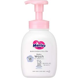 Пенка для купания малышей с первых дней жизни KAO Merries Baby Wash