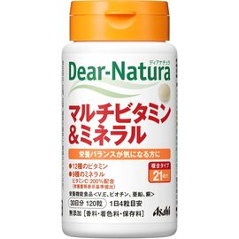 Комплекс мультивитаминов и минералов для укрепления иммунитета Asahi Dear-Natura Multivitamin & Mineral