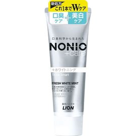 Лечебно-профилактическая зубная паста с отбеливающим эффектом LION Nonio+ Whitening Toothpaste