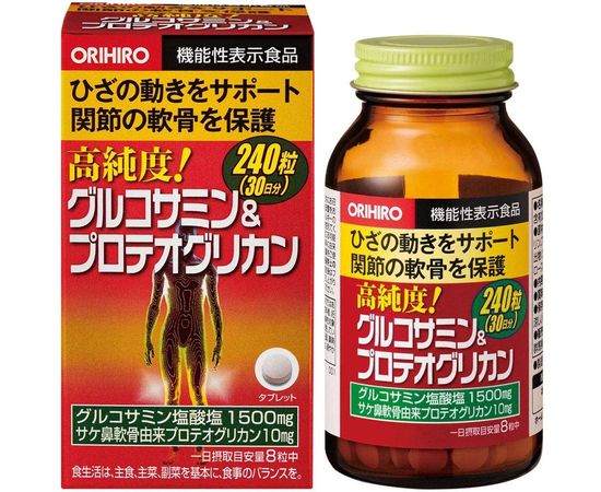 Глюкозамин и протеогликан для здоровья суставов ORIHIRO