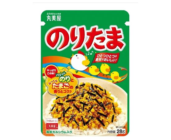 Посыпка к рису с морской капустой,  яйцом, говядиной и рыбой