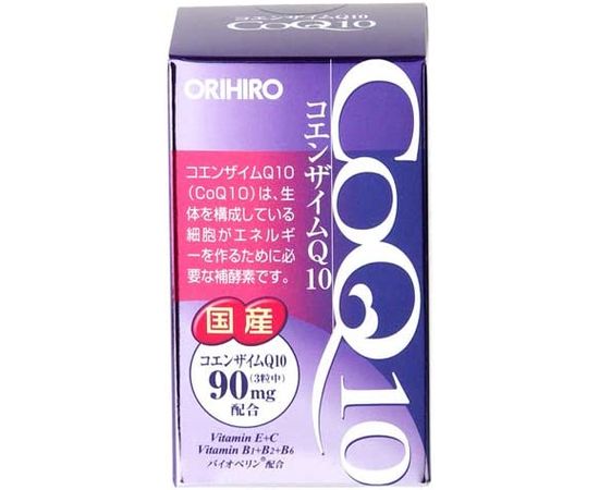 Витаминный комплекс Коэнзим Q10 с Биоперином для людей, которые ведут активный образ жизни Orihiro
