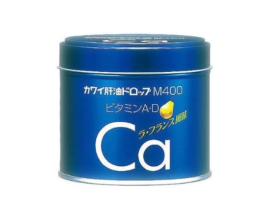 Рыбий жир с кальцием для детей от 1 года в виде жевательных драже с грушевым вкусом Kawai Pharmaceutical