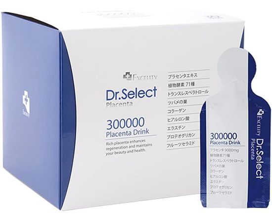 Концентрированная низкомолекулярная плацента и ферментированные экстракты для красоты и молодости организма Excelity Dr.Select 300000 Placenta Drink Smart Pack