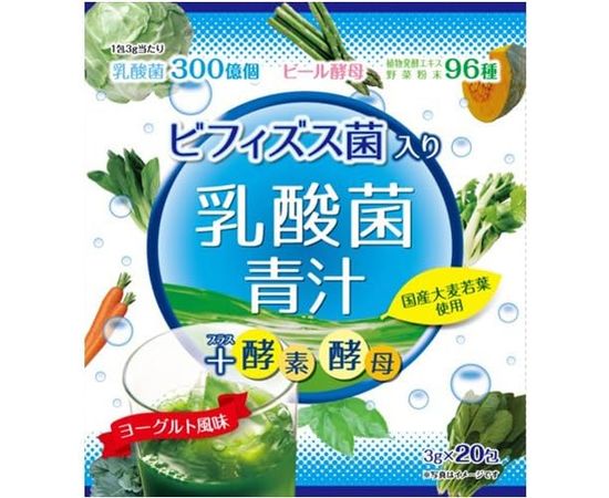 Витаминный напиток аодзиру с бифидобактериями, клечаткой, цинком YUWA