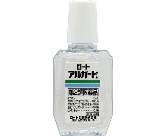 Капли для глаз от аллергии и покраснений с витаминов В6 ROHTO