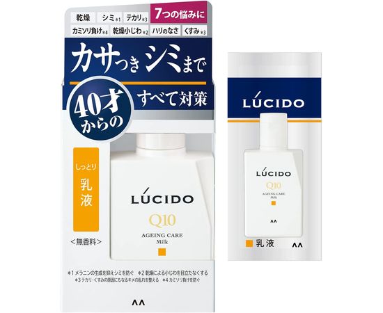 Молочко для мужчин за сорок Ageing Care Q10 Milk LUCIDO