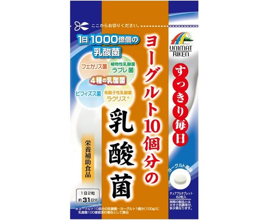 Комплекс с 4 видами молочнокислых бактерий для нормализации работы ЖКТ Lactic Acid Bacteria UNIMAT RIKEN
