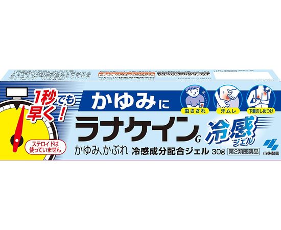 Антигистаминный гель против зуда разной этимологии Kobayashi  Lanacane Cold Feeling Gel