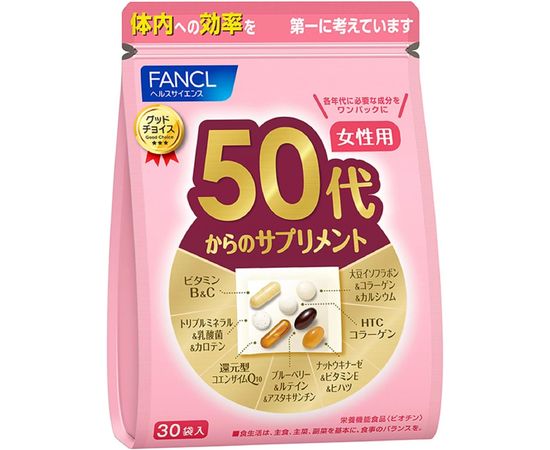Витаминый комплекс для женщин 50 лет Fancl Good Choice Women