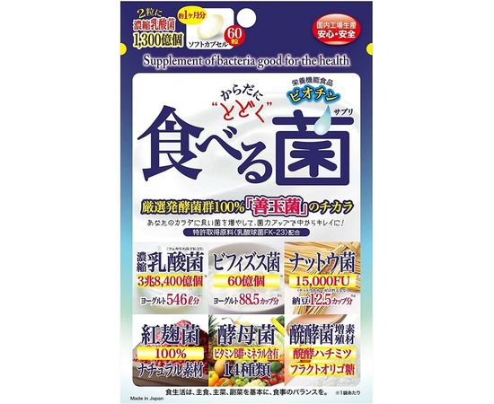 Молочнокислые бактерии для восстановления микрофлоры кишечника JAPAN GALS