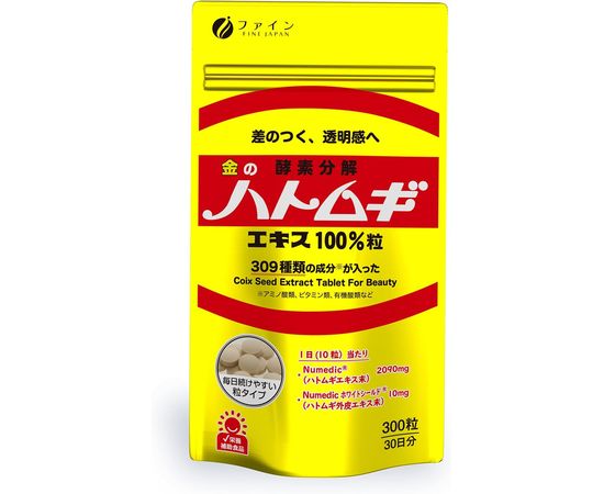 Коикс (экстракт семян 100%) для здоровья кожи FINE JAPAN Coix Seed Extract