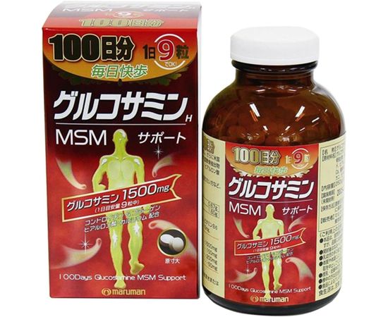 Глюкозамин для суставов с МСМ Maruman