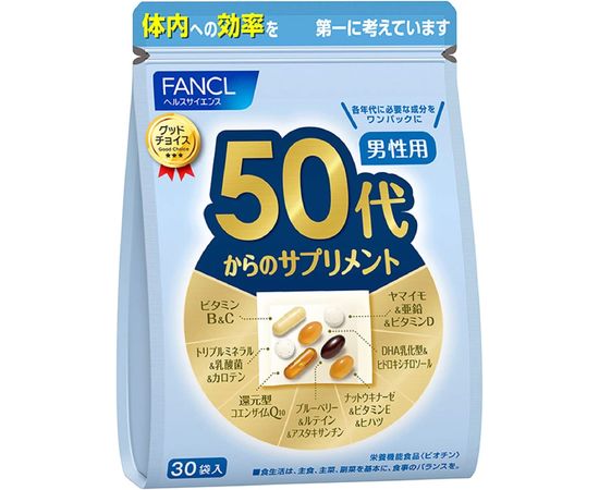 Витамины для мужчин 50 лет Fancl Good Choice Man