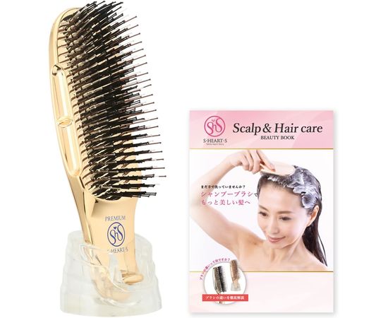 Массажная расческа для кожи головы S Heart S