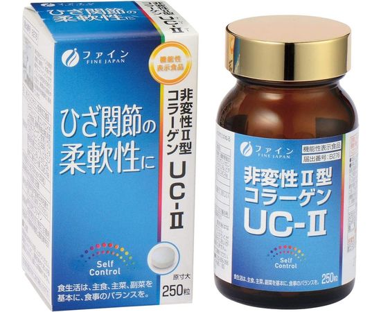 Комплекс для здоровья суставов  (глюкозамин + хондроитин + неденатурированный коллаген II типа ) FINE JAPAN