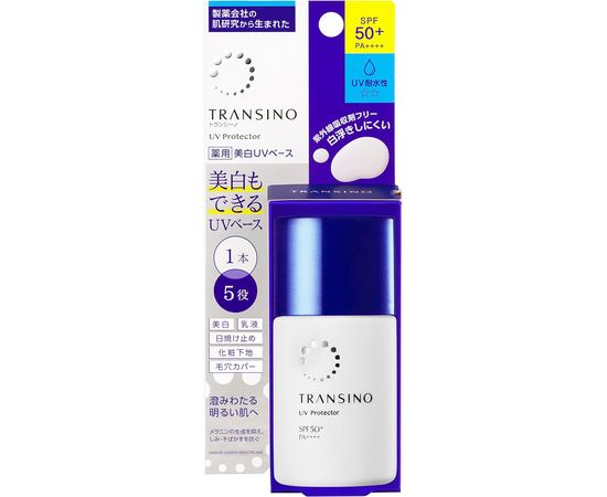 Санскрин с эффектом отбеливания кожи Transino Whitening UV Protector Daiichi Sankyo
