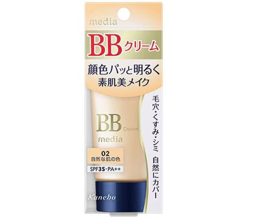 BB крем с хорошим уровнем солнцезащиты Kanebo BB cream media UV SPF35 PA++