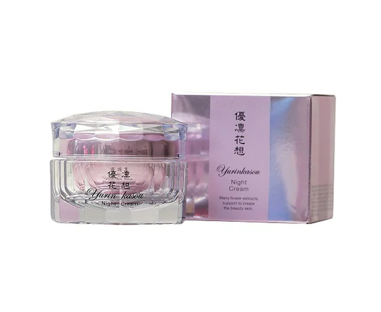 Увлажняющий ночной крем для любого типа кожи HANAJIRUSHI