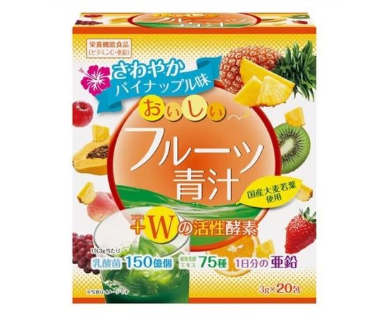 Витаминный напиток аодзиру с бифидобактериями, клечаткой, цинком YUWA