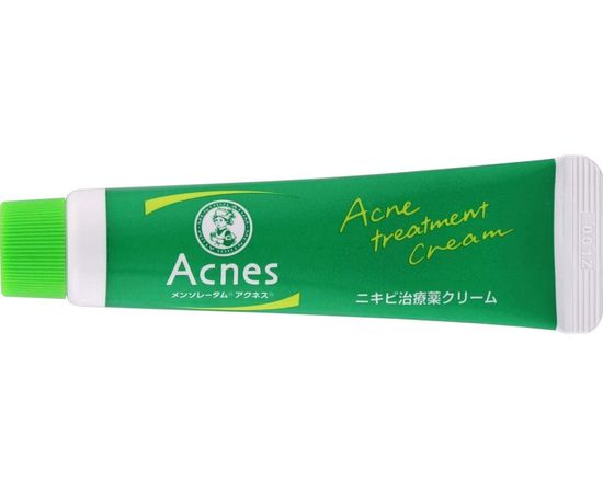 Антибактериальный крем для лечения акне и устранения его последствий ROHTO Mentholatum Acnes