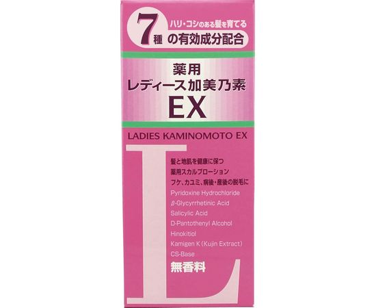 Тоник для ухода за кожей головы и против выпадения волос у женщин Ladies KAMINOMOTO EХ