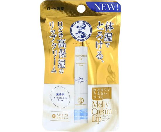 Питательный крем-бальзам для губ ROHTO Mentholatum Melty Lip Cream