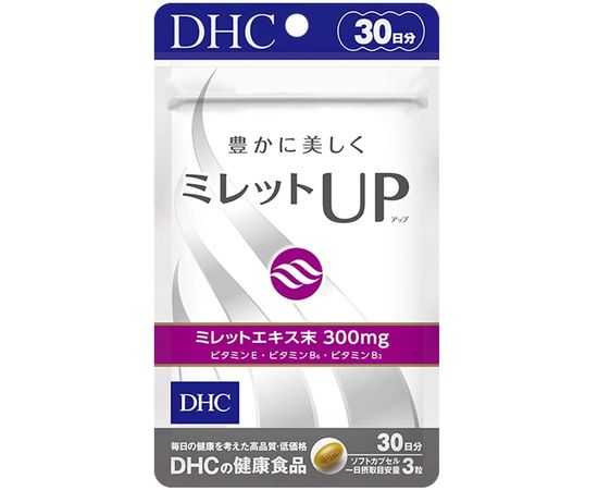 Комплекс на основе экстракта проса для здоровья и красоты кожи и волос DHC Millet UP