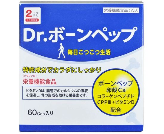Комплекс для укрепления хрящей,  костей и суставов WAKI SEIYAKU Dr. Bonepep