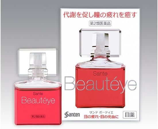 Мультивитаминные глазные капли премиум класса Santen Sante Beautéyе