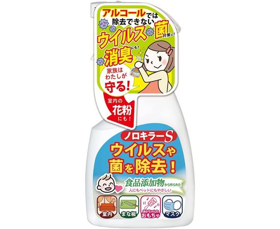 Дезинфицирующий спрей против вирусов для жилых помещений и предметов быта InterCosme Norokiller S