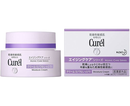 Глубоко увлажняющий питательный крем с антивозрастным эффектом KAO Curél Moisture Cream