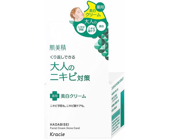 Лечебный крем против акне Kracie Hadabisei Facial Cream Acne Care