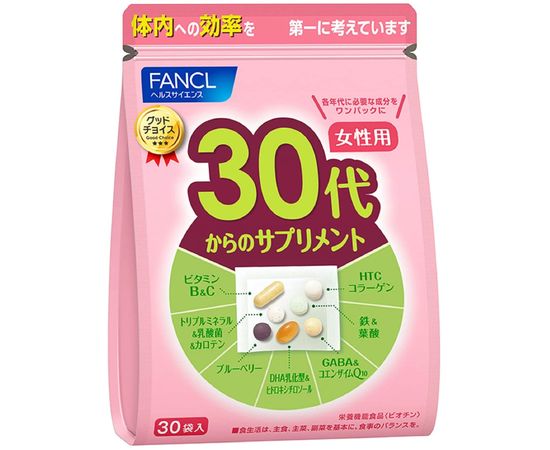 Комплекс витаминов для женщин после 30 Fancl Woman 30+