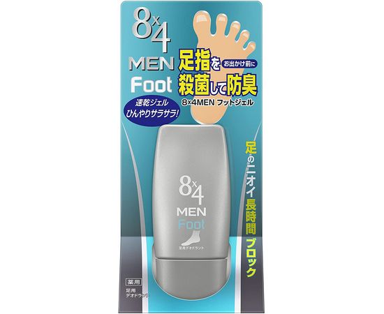 Мужской крем-дезодорант для ног с ментолом KAO 8x4 MEN Foot