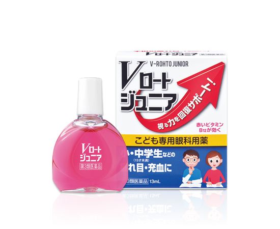 Детские глазные капли с витаминами B12 и B6 ROHTO V-Rohto Junior