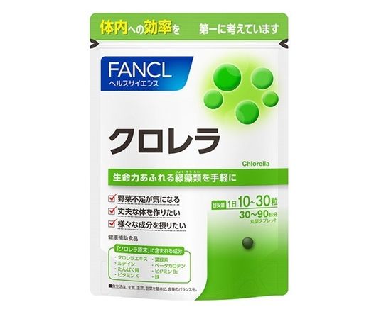 Fancl Хлорелла для укрепления организма и стабилизации работы ЖКТ