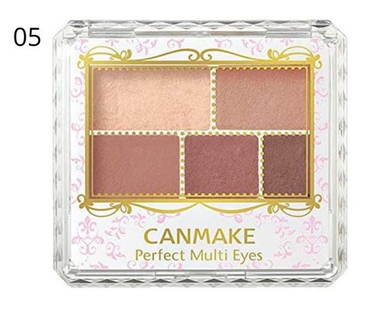 Матовые тени для век без заметного блеска CANMAKE Perfect Multi Eyes