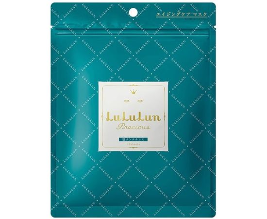 Восстанавливающая и успокаивающая антивозрастная маска для лица LuLuLun Precious GREEN