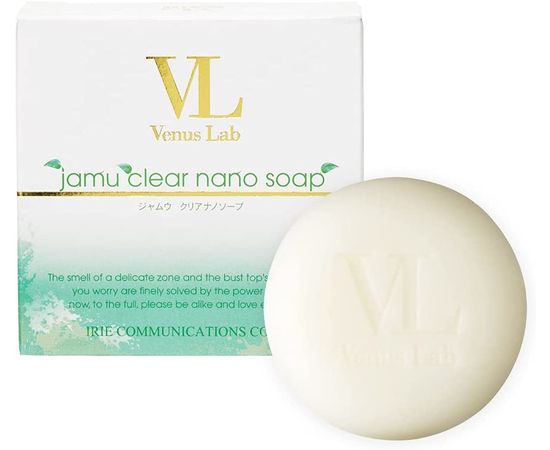 Твердое мыло для интимной гигиены VENUS LAB Jamu Clear Nano Soap