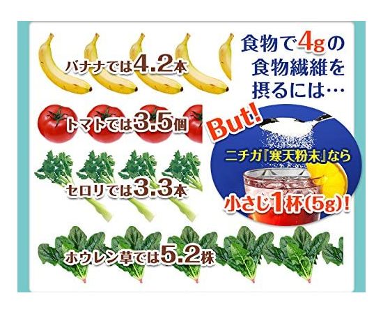 Порошок агар-агара для приготовления диетических блюд NICHIGA Agar Natural Dietary Fiber