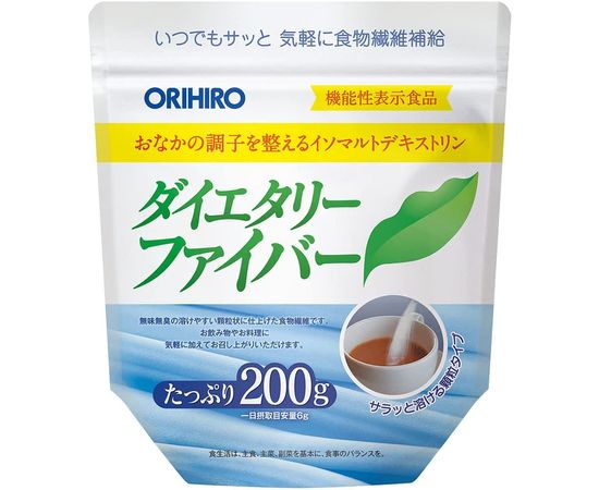 Клетчатка (пищевые волокна) в порошке для восстановления пищеварительной системы ORIHIRO