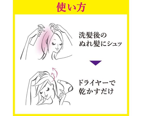 Спрей для придания волосам объема и защиты от сухости Kao Segreta Fukkura