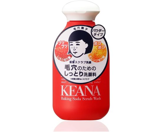 Скраб с содой для очищения кожи и сужения пор ISHIZAWA LAB Baking Soda Scrub Wash Keana Nadeshiko